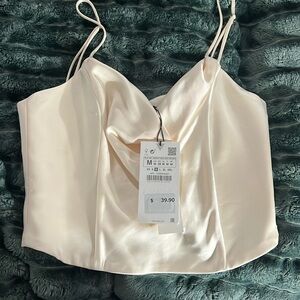 Zara corset top NWT size medium